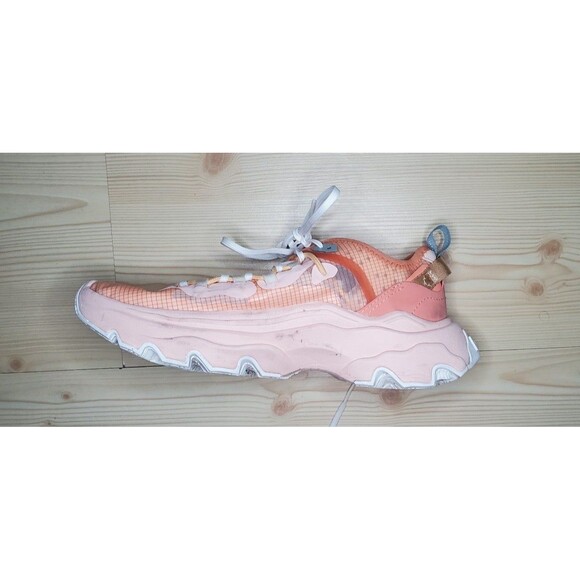 Sorel Kinetic Breakthru Tech Lace Up Sneakers Womens 9.5 Chalk Eraser Pink - Picture 5 of 9